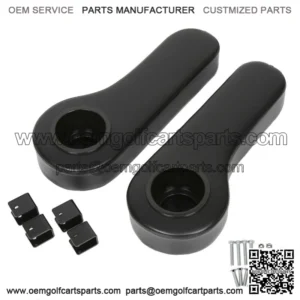 Rear Seat Arm Rest Drink Holder Set No Drill for Golf Cart EZGO Club Car Yamaha