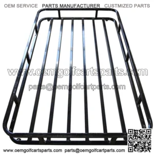 Club Car Precedent Roof Rack Storage - BLACK