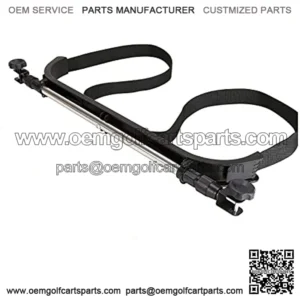 Universal Golf Cart Golf Bag Attachment Golf Bag Holder Bracket Rack for EZGOTXT RXV Club Car DS Precedent Tempo Onward/Yamaha G2-G29 Rear Seat Black,Adjustable,No-Drilling,with Sturdy Clamp