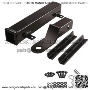 Golf Cart Trailer Hitch on Backseat FOOTREST for Club CAR EZGO Yamaha