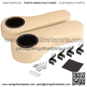 Golf Cart Rear Seat Armrest for EZGO Club Car Yamaha 1" Square Tubes,No Drilled