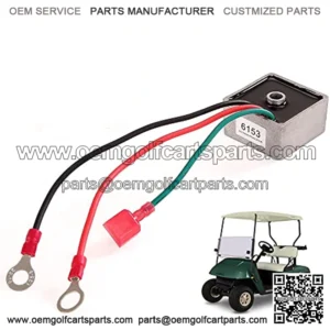 Golf Cart Voltage Regulator Rectifier for Club Car 1984-1991, EZGO 1994-up Gas Models, Columbia/ParCar 1982-1994, OEM# 27739-G01 27739G01 435-203