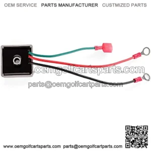 Voltage Regulator Rectifier for EZGO 1994-up Gas Golf Cart, Club Car 1984-1991, Columbia/ParCar 1982-1994, OEM# 27739-G01 27739G01 435-203