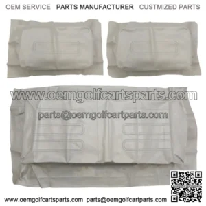 GRAY Factory Vinyl Golf Cart Seat Cover Set - (1982-2000)