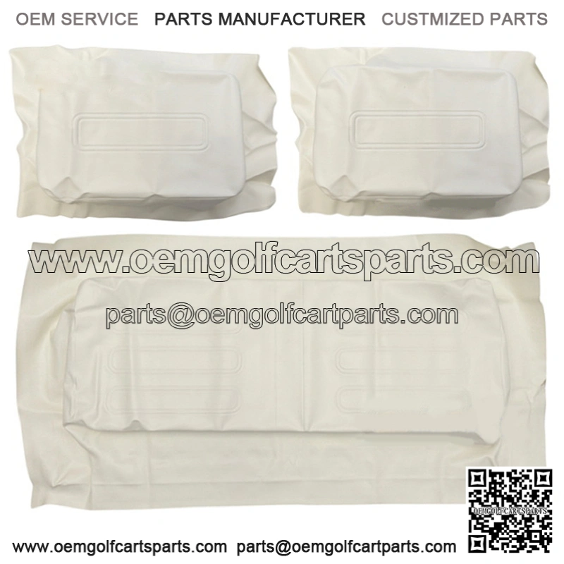 WHITE Factory Vinyl Golf Cart Seat Cover Set - (1982-2000)