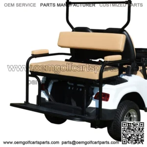 STAR Cart 2-in-1 Combo Rear Seat Kit (allows use of Golf Bags) - in or Black