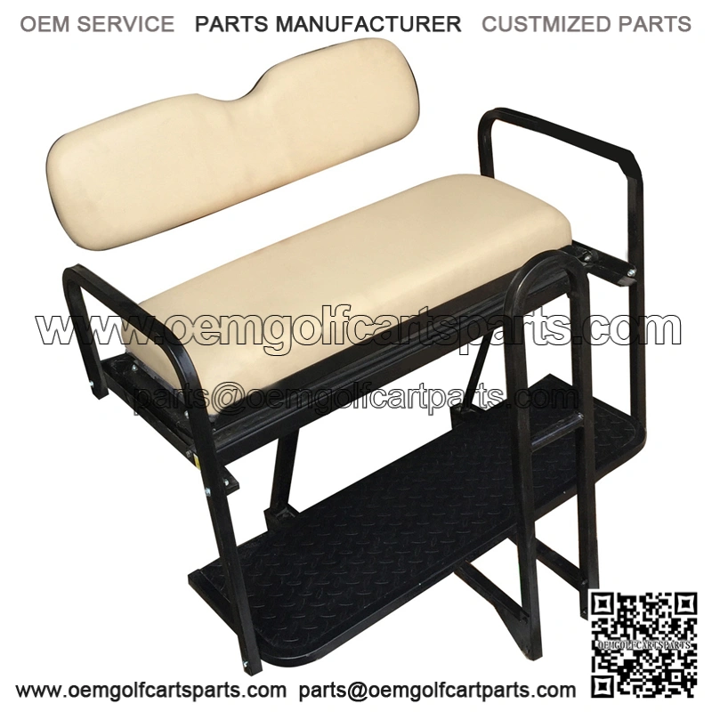 Precedent Golf Cart Rear Seat Kit - (Flip Seat w/ Cargo Bed & Free Grab Bar)