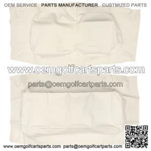 Precedent Beige Factory Vinyl Golf Cart Seat Cover Set (Matches Factory Color)