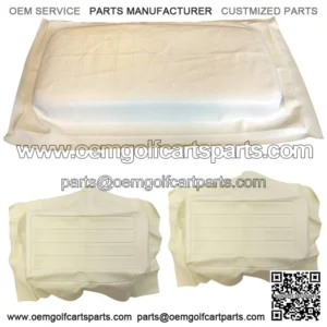 Yamaha G11-G22 IVORY Factory Vinyl Golf Cart Seat Cover Set (Matches Factory Color)