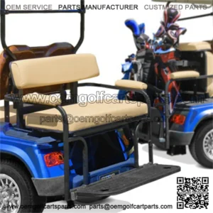 RXV 2-in-1 Combo Rear Seat Kit (allows use of Golf Bags) - in Stone Beige or White