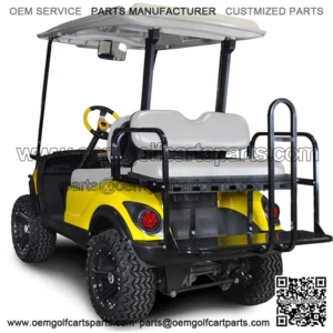 Yamaha 3 Golf Cart Rear Seat - Flip Seat w/ Cargo Bed (Choose Your Color, Fits all Yamaha models)