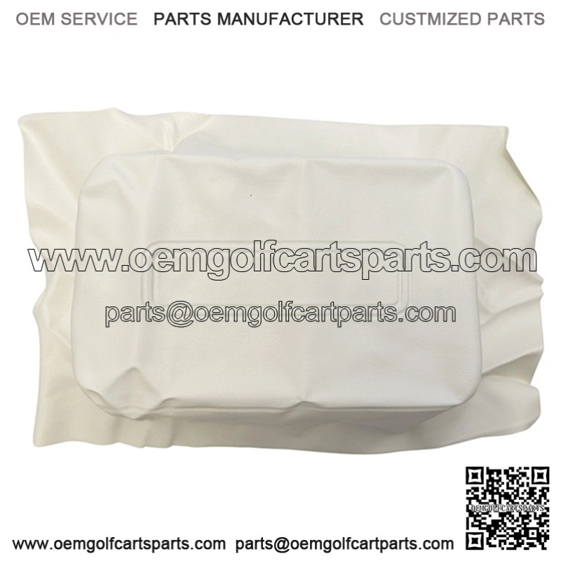 WHITE Factory Vinyl Golf Cart Seat Back Cover - (1982-2000)