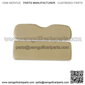 Golf Cart Rear Flip Seat Replacement Cushion Set (Club Car EZGO Yamaha) - Buff