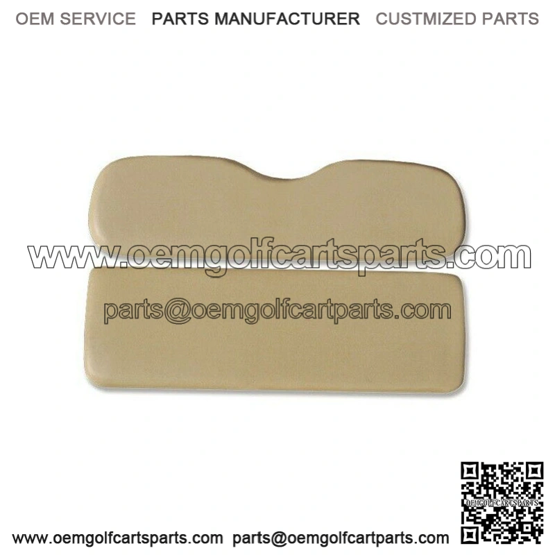 Golf Cart Rear Flip Seat Replacement Cushion Set (Club Car EZGO Yamaha) - Buff