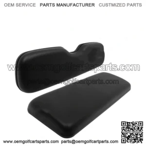 Black Golf Cart Rear Seat Cushion Set Fits EZGO TxT,ST,ST Sport,Valor models