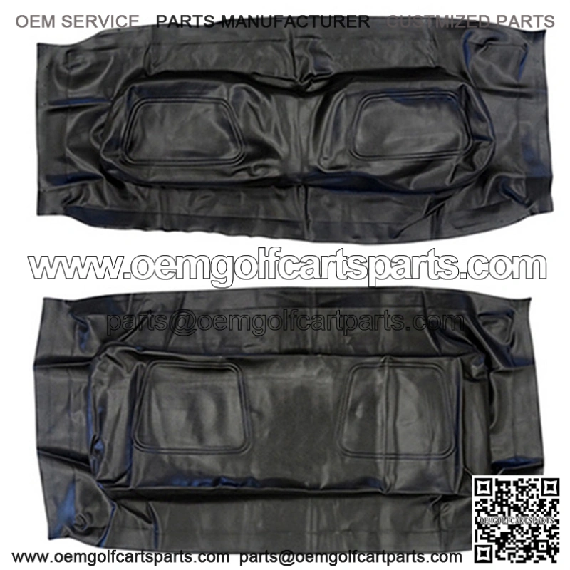 Club Car DS BLACK Factory Vinyl Golf Cart Seat Cover Set - (2000-2013)