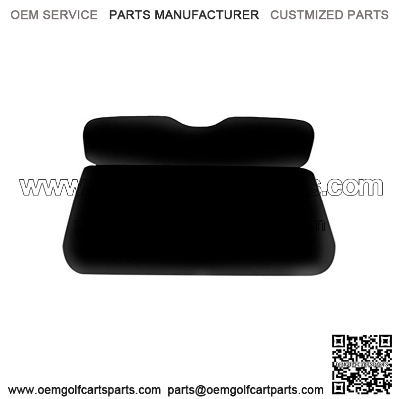 EZ-GO TXT / RXV Black Vinyl Golf Cart Front Seat Cover Set (Fits 1994.5-Up)
