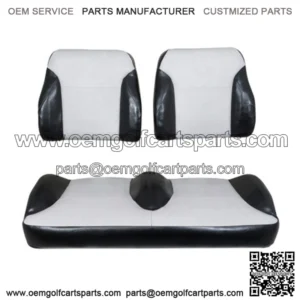 EZGO TXT Black/Silver Suite Seats (Fits 1994.5-2013)