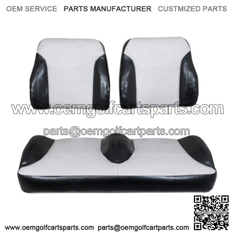 EZGO TXT Black/Silver Suite Seats (Fits 1994.5-2013)