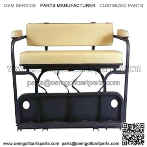 2 in 1 Golf Cart Combo Seat Kit & Golf Bag Carrier For Yamaha Drive-Stone