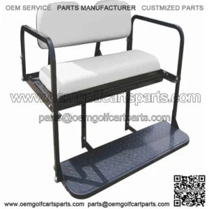 Rear Seat Kit- White for EZGO TXT Golf Carts 1995+