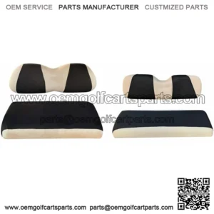 Golf Cart Front Rear Seat Cover Set Fit Club Car DS EZGO TXT RXV 4- Seater S+XS