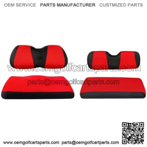 Front Rear Golf Cart Seat Cover Set for Club Car Precedent Yamaha 4 Passenger