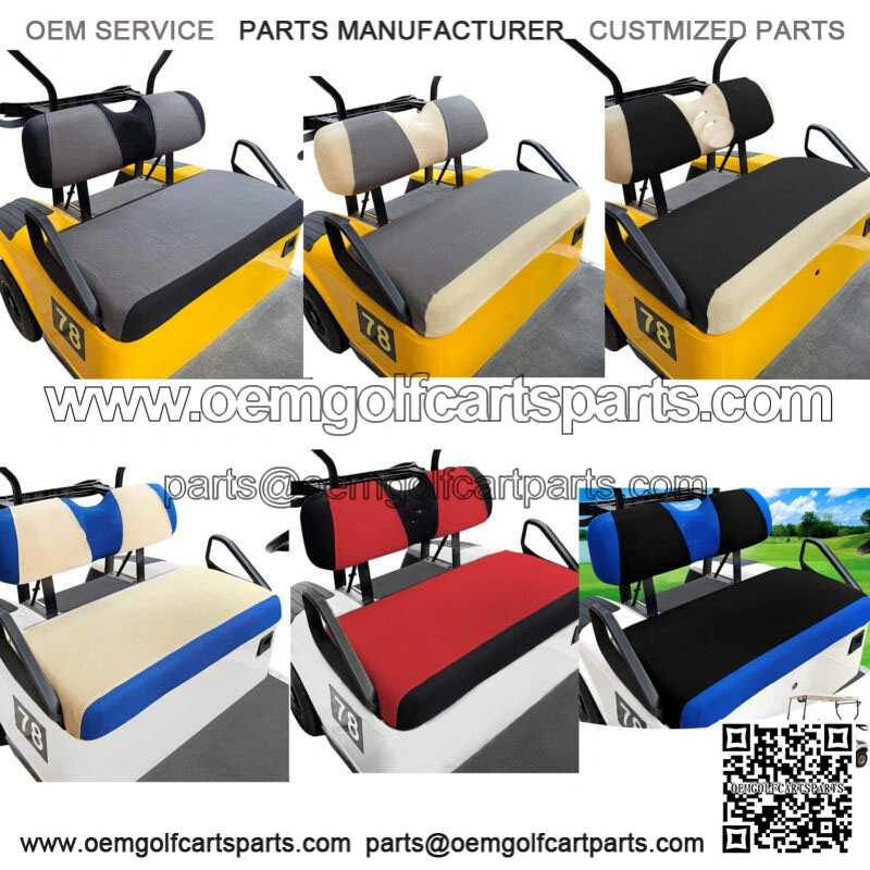 Golf Cart Front or Rear Seat Cover Set for EZGO RXV TXT Club Car DS S size