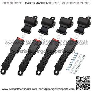 Golf?Cart?Seat?Belts,?Club?Car?Seat?Belts,?Seat?Belts?for?Front?and?Rear?Seats?Compatible?with?Golf?Cart?Yamaha?EZGO?Golf?Cart?Seat?Belts (4PCS)