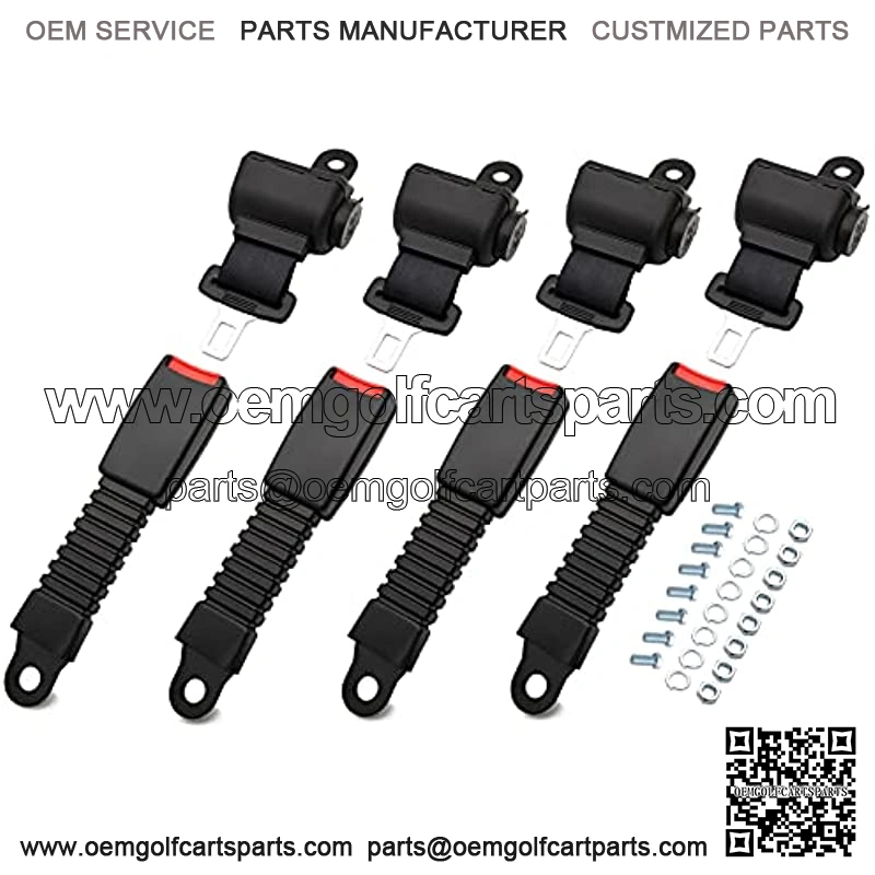 Golf?Cart?Seat?Belts,?Club?Car?Seat?Belts,?Seat?Belts?for?Front?and?Rear?Seats?Compatible?with?Golf?Cart?Yamaha?EZGO?Golf?Cart?Seat?Belts (4PCS)