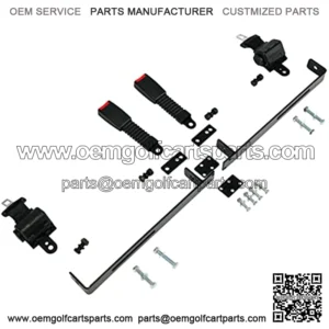 Golf Cart Set of 2 Retractable Belt Kit Retractable Bracket Fits EZGO TXT Yamaha Club Car DS Suitable for Most Golf carts??