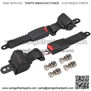 Golf Cart Seat Belts Universal Retractable Belts Kit 42" for Club Car Yamaha EZGO 2 Set/4 Set