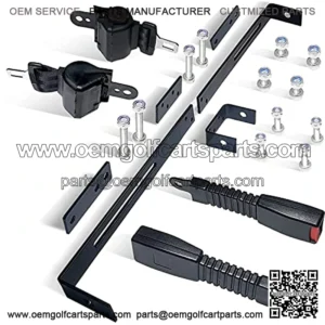 Universal Golf Cart Seat Belt Bracket Kit for EZGO, Club Car, Yamaha