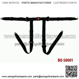 4 Point Adjustable Seat Safety Belt Harness fits 50cc 110cc 150cc 200cc 250cc Go Kart ATV UTV Quad Club Golf Cart Buggie Taotao Sunl Roketa (1)