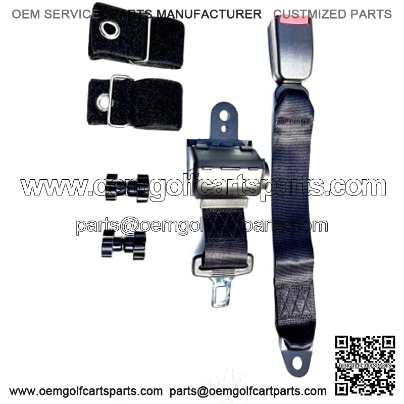 Seatbelt Universal Golf Cart Seat Belt Installs with NO TOOLS