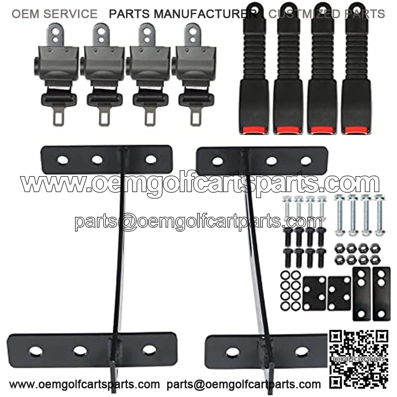 42 Universal Seat Belts 4 Retractable Belts Replacement for Most Golf Cart