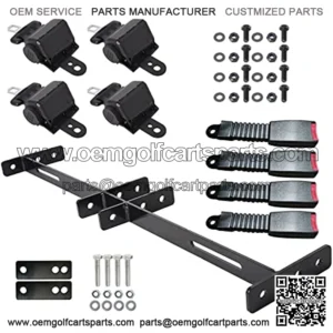 42Inch Seat Belt with Retractable Carrier Replacement for EZGO Yamaha Club Car
