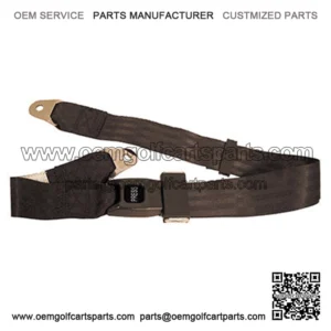 Seat Belt Black 60" Fully Extended Lap Belt
