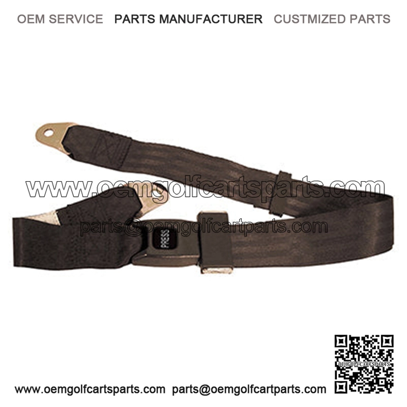 Seat Belt Black 60" Fully Extended Lap Belt