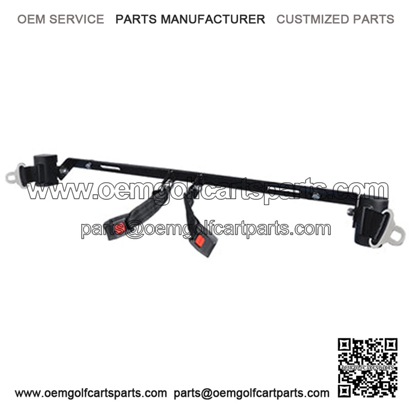 Seat Belt Kit Two 36" Fully Extended Seat Belts Bracket and Hardware