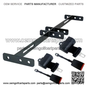 Universal 2 Passenger Retractable Seat Belt Kit