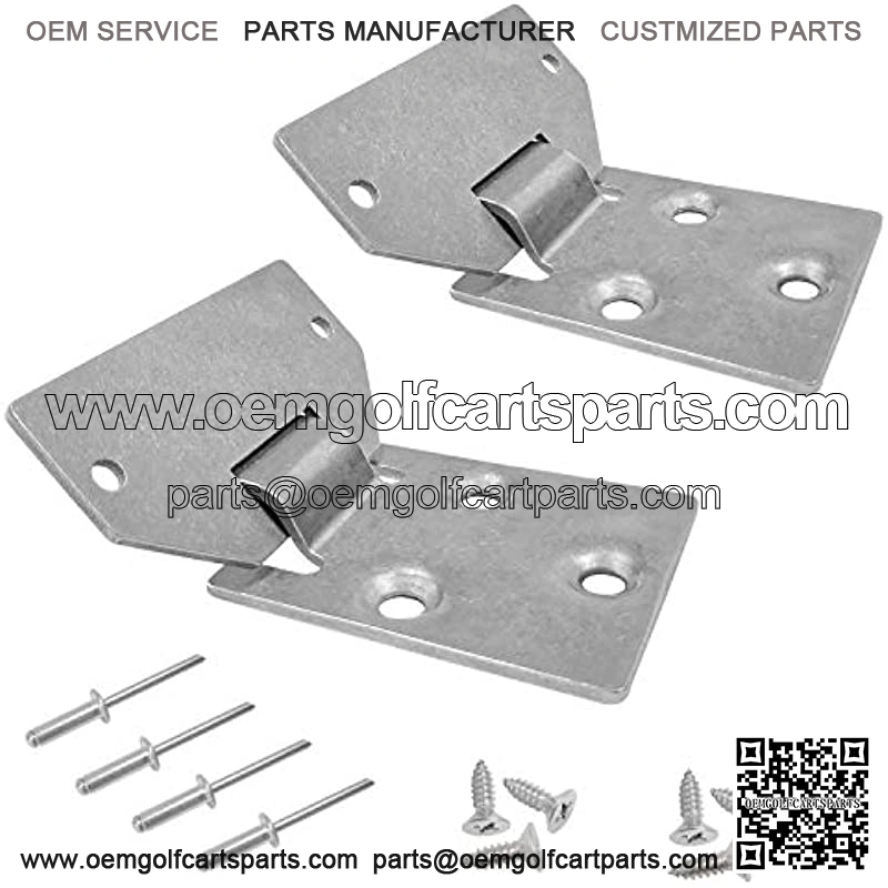 EZGO Golf Cart Seat Hinge Bottom and Plate for EZGO TXT/Medalist Golf Cart 1995-up EZGO MPT Shuttle Workhorse Series 2001-up OEM# 71610-G01 71610G01 71609-G01 71609G01