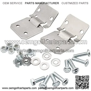 Golf Cart Seat Hinge Set for 1979-Up Club Car DS 1011652 1012412-Male + Female