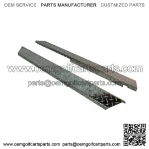 Club Car DS Golf Cart Diamond Plate Full Rocker Panels