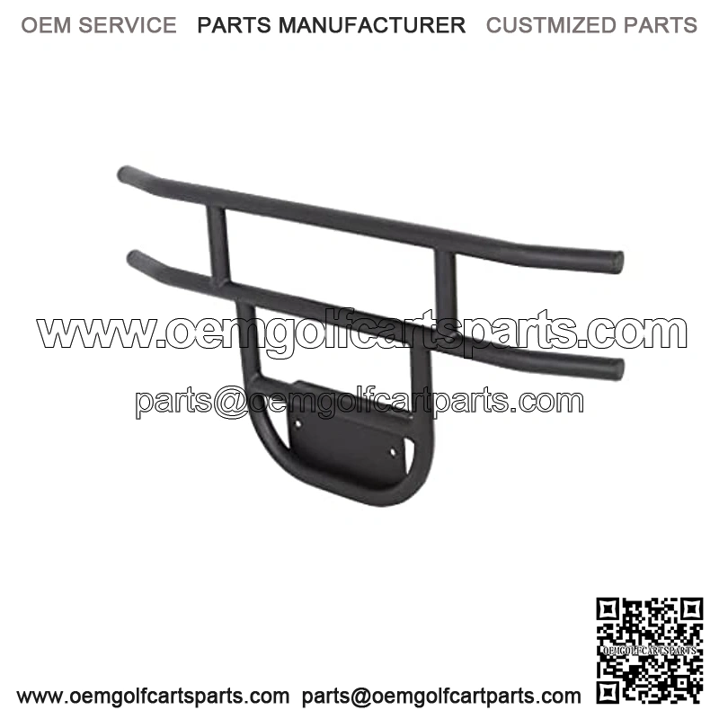 Front Golf Cart Brush Guard Tubular Bumper Compatible with 1981 and Up Club Car DS Gas and Electric Models Black Club Car Precedent Front Brush