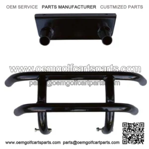 Club Car DS Front Bumper, Black for 1981-Up