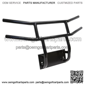 Front Brush Guard Black Powder Coat Yamaha Drive2 Golf Cart - Fits 2017-Up