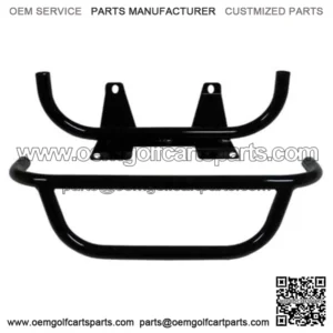 Club Car Precedent Tubular Front Bumper, Black for 2004-Up