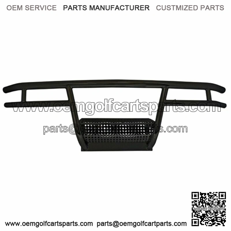 Club Car DS Black Powder Coated Front Brush Guard