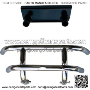 Club Car DS Front Bumper, Stainless Steel for 1981-Up